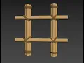 Create Wooden Knot using SPlines with Bezier and Bezier Corner in 3DSMAX