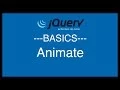 jQuery Basics Tutorial 9 - Animate
