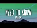 Download Lagu Doja Cat - Need To Know
