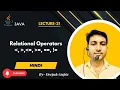 Core Java part21 How to Use Relational Operators in Java Java Comparison Operators Tutorial