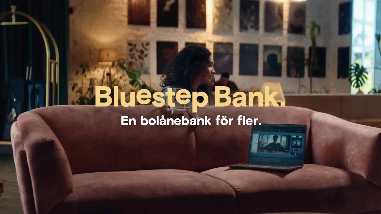 Bluestep Bank Sverige — Bluestep Bank. En bolånebank för fler. (YouTube video ad)