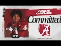 WATCH 4-star WR Osani Gayles Commits to Alabama No 34 Player Overall