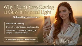 Why I Can’t Stop Staring at Guys in Natural Light | 🌞 Isabella Montgomery — Golden Hour Confessions