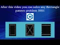 How to solve a hollow Rectangle star pattern problems in C Detail explanation for beginner