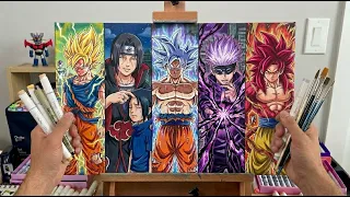 Pinté momentos LEGENDARIOS de Anime (1991-2026)