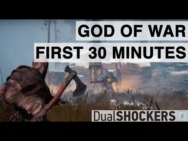 God of War - Gameplay Walkthrough on PS4 Pro Part 1 (First 30 Minutes)