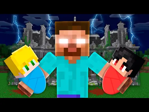 Video Thumbnail: Fomos ADOTADOS pelo HEROBRINE no minecraft