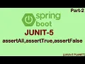 Spring Boot Testing Unit Testing With JUNIT-5 Introduction springboot Javaeplanet