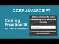 Know Fact about the Number JavaScript Practice exercise Coding Practice 18 codingkey