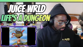 j2khd reacts to lifes a dungeon juice wrld reaction