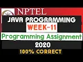 NPTEL PROGRAMMING IN JAVA WEEK-11 PROGRAMMING ASSIGNMENT ANSWERS NPTEL
