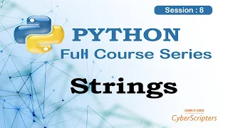 Python tutorial Session 8 String operations