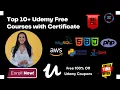 Top 10 Udemy free courses with Certificate 2020 Project Include Python AWS CSS PHP MySQL Java