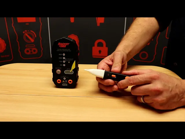 Video thumbnail for the Socket & See VVD PRO non-contact voltage detector (volt stick)