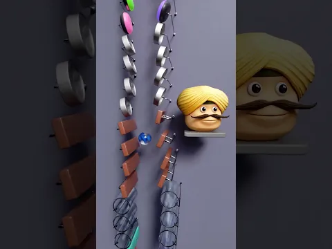 Indian meme song with marble music #satisfying#shorts