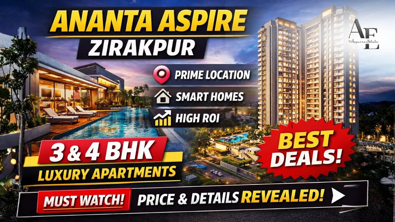Ananta Aspire Zirakpur — Luxury 3/4 BHK Apartments on Patiala Highway