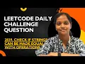 Leetcode 2839 Check if Strings Can be Made Equal With Operations I Java Simple Trick