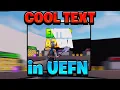 How to create COOL TEXT Materials in Fortnite Creative UEFN