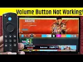 Amazon Fire TV Stick Volume Button Nahi Chal Raha Hai Amazon Firestick Volume Button Not Working