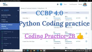Python coding Practice - 2B NXT Wave