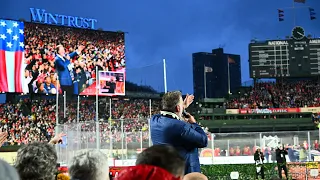 Jim Cornelison delivers EPIC anthem at Wrigley Field