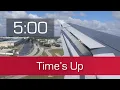 5 Minute Countdown Timer - From the window seat