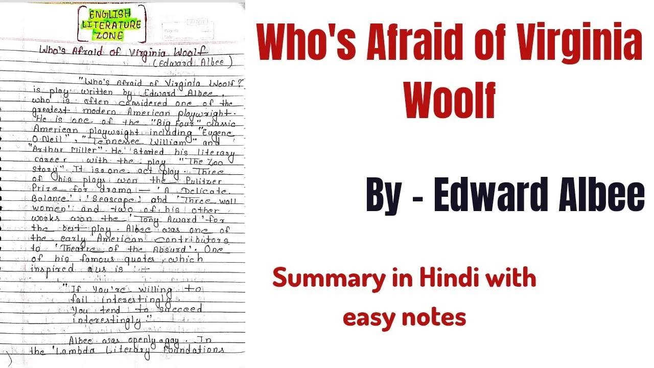 Who's Afraid of Virginia Woolf | Who's Afraid of Virginia Woolf Summary