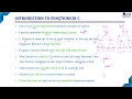 Function in c Introduction Function Lec 87 C Programming Tutorials