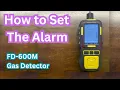 Alarm Setting FD-600M