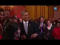 President Obama Sings "Sweet Home Chicago"