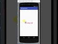 Basic hello world app with Android Studio