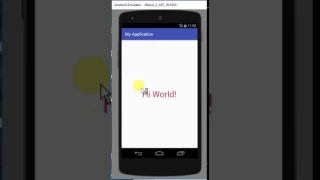 Basic hello world app with Android Studio