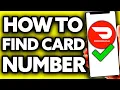 How To Find Dasher Direct Card Number 2025 - Step by Step