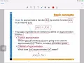 1 - Functional approximation Introduction