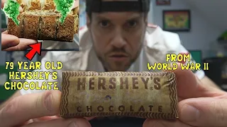 Is It Still Good?? 79 Year Old (WWII) HERSHEY'S Chocolate Bar | L.A.  BEAST
