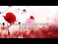 I NEED YOUR LOVE by-Lou Bonnevie (Lyrics video)