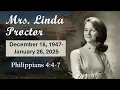 Funeral Service for Linda Proctor