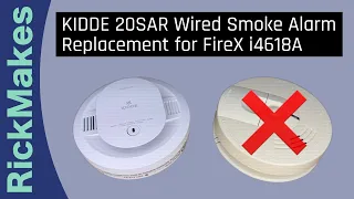 KIDDE 20SAR Wired Smoke Alarm Replacement for FireX i4618A