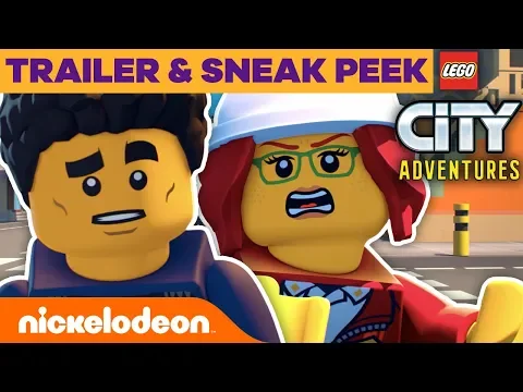 LEGO City Adventures! 👀 The Official Trailer + Sneak Peek | Nick
