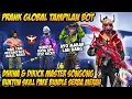 Download Lagu PRANK GLOBAL TAMPILAN BOT DIHINA MASTER SONGONG AUTO BUKTIIN SKILL PAKE BUNDLE SULTAN SERBA MERAH