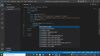 Hello World in JavaScript Hindi JavaScript Hello World program JavaScript For Beginners