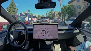 Raw 1x Tesla Self-Driving 14 3 6 Parking Garage to Parking Garage