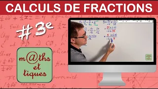 Effectuer Des Calculs De Fractions 1 Troisième 