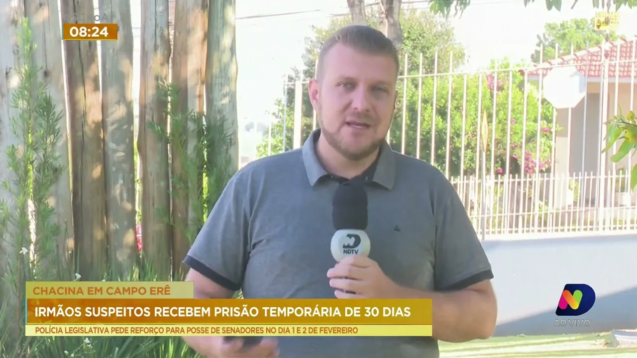 Justiça determina que suspeitos da chacina em Campo Erê sejam presos preventivamente por 30 dias