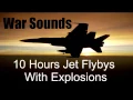 Download Lagu War Sounds - 10 Hours - Jet Flybys with Explosions
