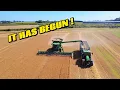 Download Lagu COMBINING STARTS! BARLEY HARVESTED IN JUNE!