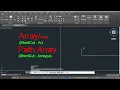 Path Array Command In AutoCAD In Hindi