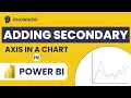 Add Secondary Axis in Charts with Power BI Line Chart Stacked Clustered Column Chart
