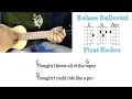 Kelsea Ballerini - First Rodeo Chords Lyrics
