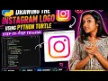 Drawing The Instagram Logo using Python Turtle Step-by-step Tutorial